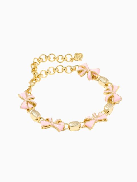 LoveShackFancy Kendra Scott x LoveShackFancy Bow Delicate Chain Bracelet