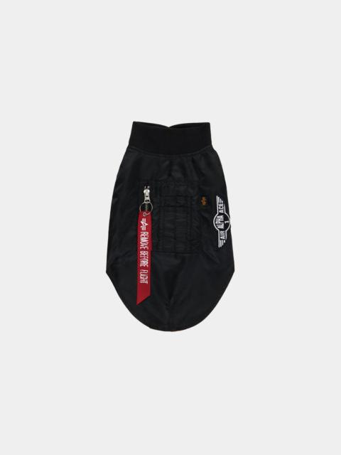 ALPHA INDUSTRIES DOG MA-1 NYLON FLIGHT JACKET