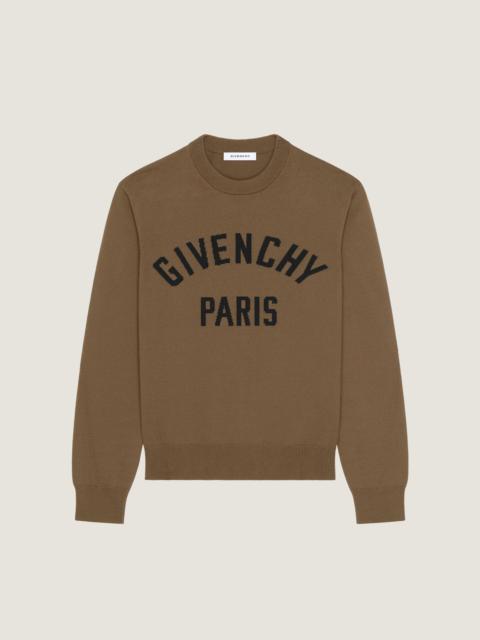Givenchy COUTURE SEAM SWEATER IN KNIT WITH GIVENCHY PARIS DETAIL