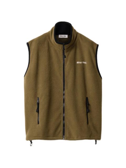 Miu Miu Miu Miu Fleece Zipper Vest