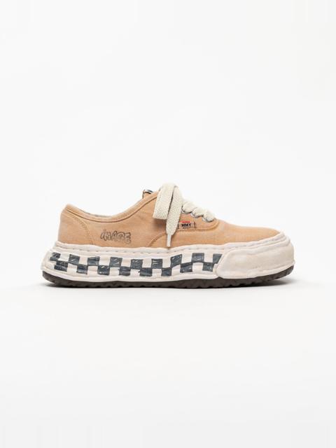 Maison MIHARAYASUHIRO "BAKER 26" OG Graffiti Check Sole Canvas Low-top Sneakers