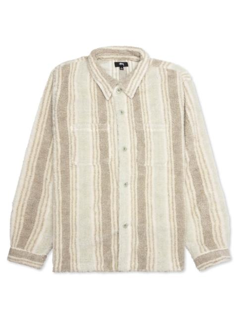 Stüssy SHERPA SHIRT - NATURAL