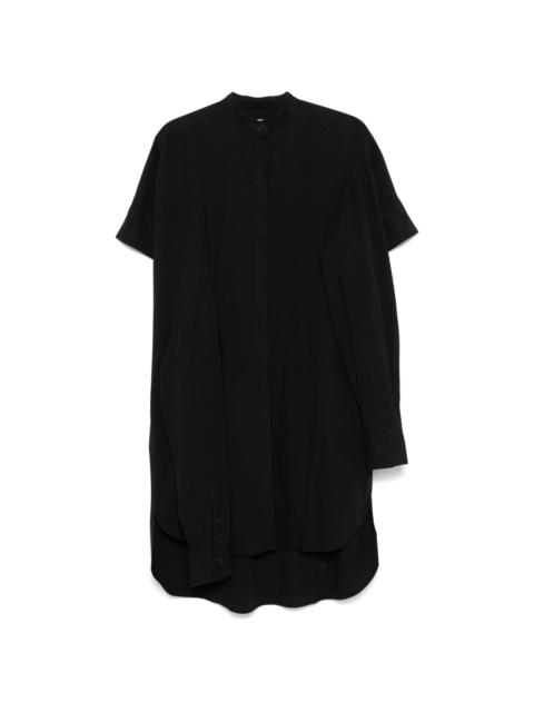 Fold shirt dress