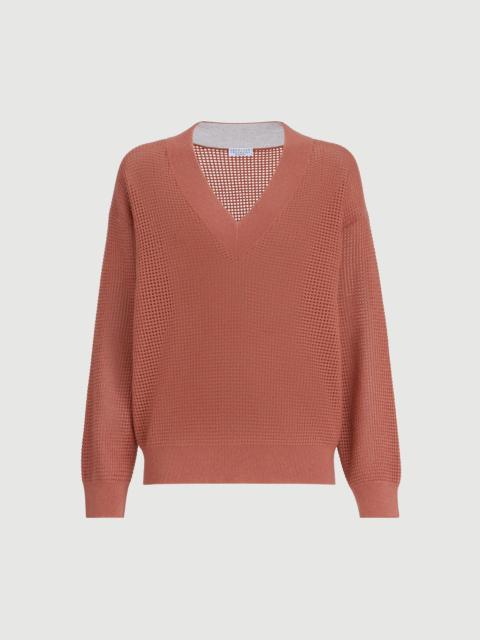 Brunello Cucinelli Cashmere net sweater