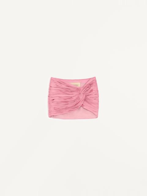 Valentino SATIN CADY MINI SKIRT