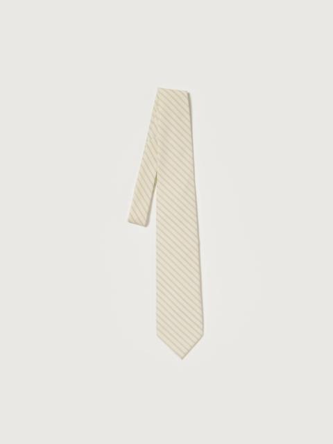 AURALEE SUPER FINE WOOL STRIPE TIE