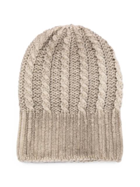 Avant Toi Hat Hand Painted Cashmere Braided