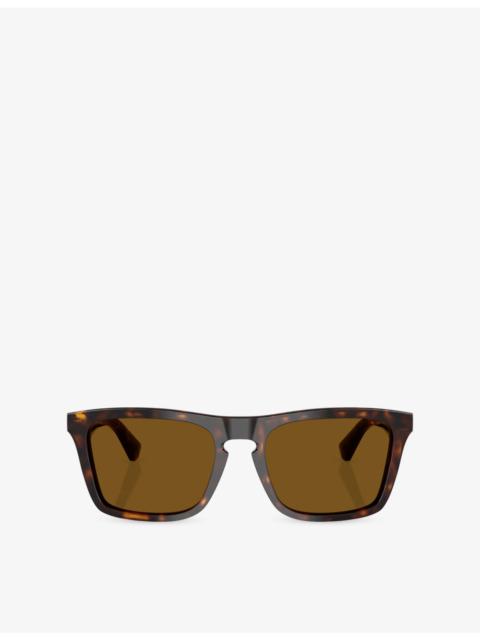 Burberry BE4434 Square-Frame Acetate Sunglasses