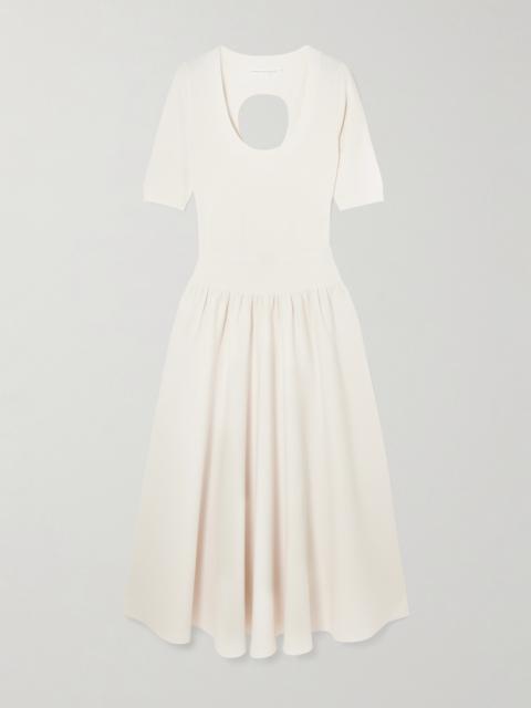 MARIA McMANUS Cutout Jersey Maxi Dress