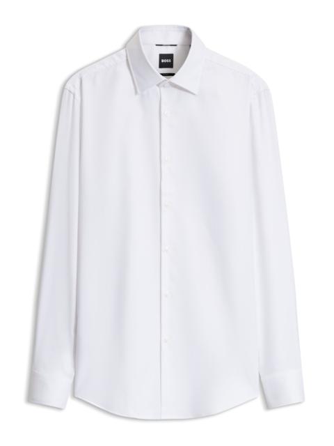 BOSS SLIM-FIT SHIRT IN A COTTON BLEND