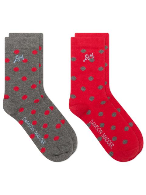DAMSON MADDER. Damson Madder 2 Pack Socks