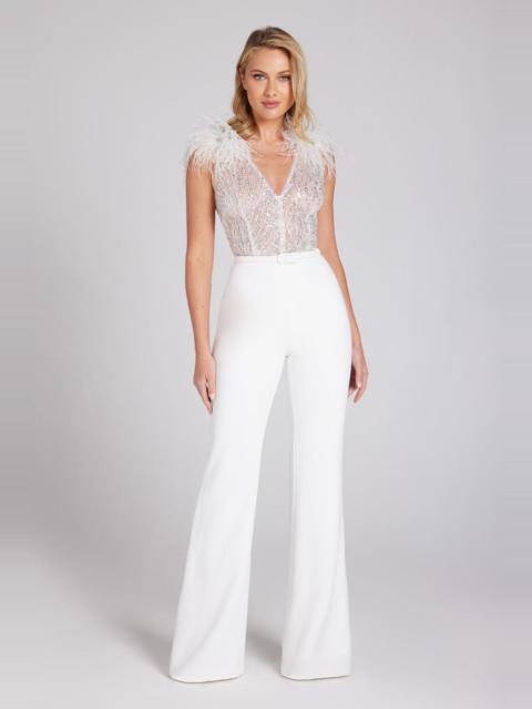 NADINE MERABI Elissa White Jumpsuit