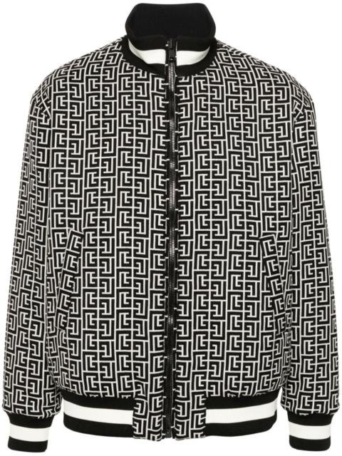 Balmain Monogram reversible bomber jacket