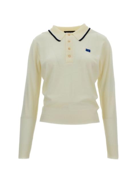 WALES BONNER x John Smedley Henry long-sleeve polo shirt