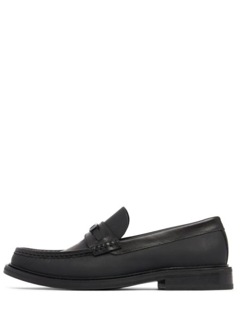 Moschino College leather loafers