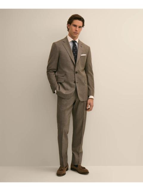 Brooks Brothers Classic Fit Wool Windowpane 1818 Suit