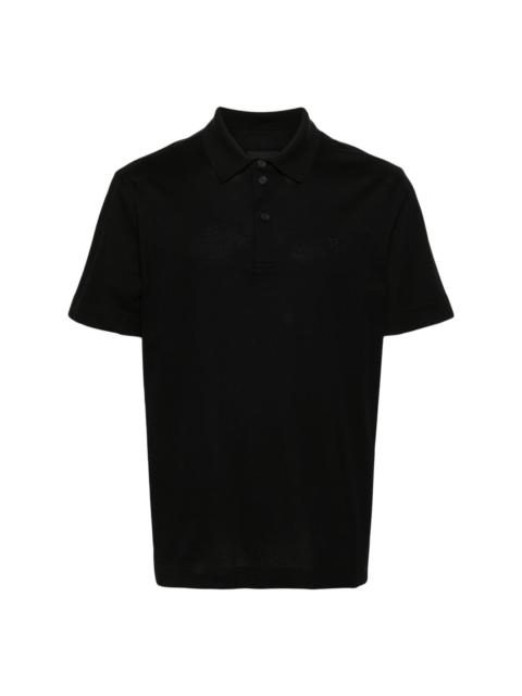 Givenchy embroidered-monogram cotton polo shirt