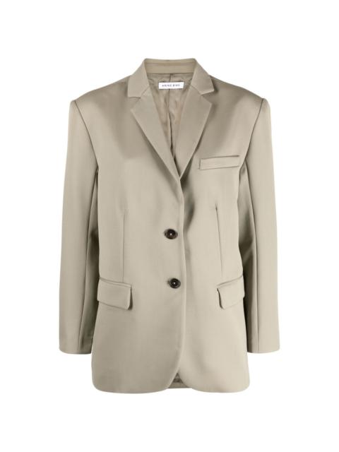 ANINE BING Quinn wool oversize blazer