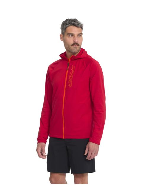 SPYDER Men's GridWeb™ Fleece Hoodie - Spyder Red