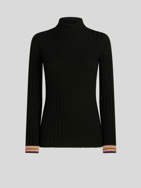 POLO NECK WOOL JUMPER