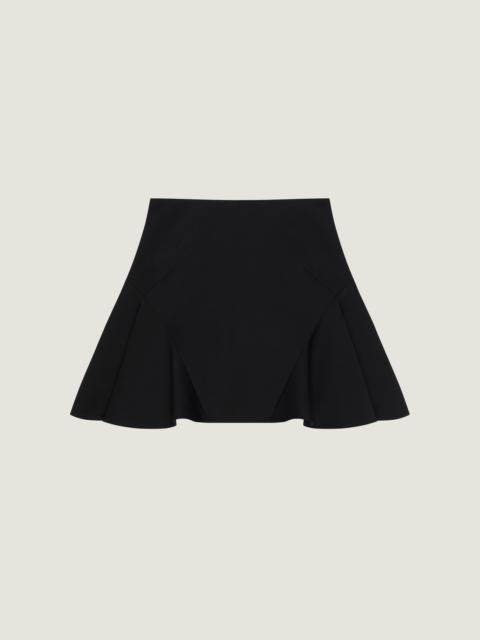 Givenchy RUFFLED MINI SKIRT IN WOOL