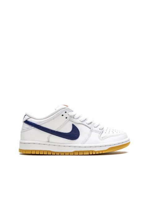 Nike SB Dunk 낮은 프로 ISO 오렌지 라벨 "White / Navy"스니커