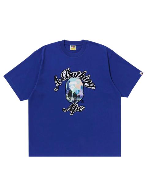 BAPE Forbidden Zone Ape Head Tee 'Blue'