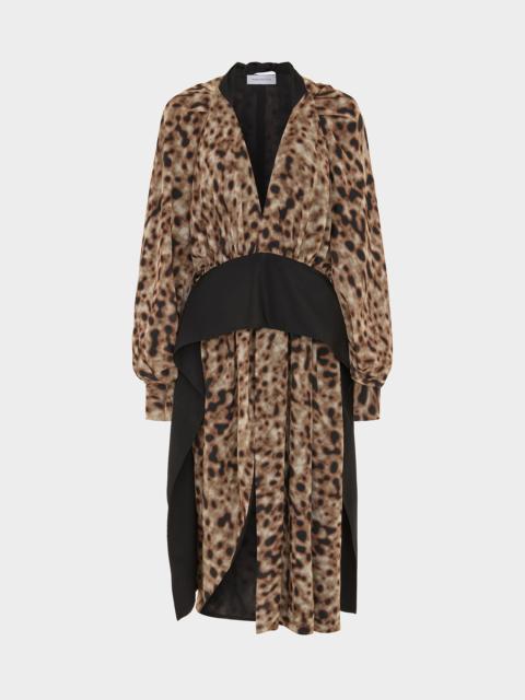 16ARLINGTON TILDE MIDI DRESS IN PRINTED CHIFFON