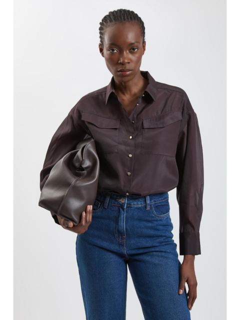 KAREN MILLEN Trim Detail Organdie Shirt