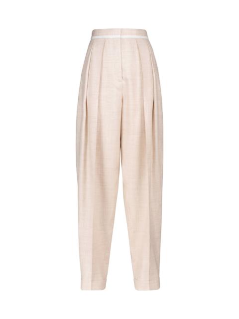 Stella McCartney Ariana pleated wide-leg pants