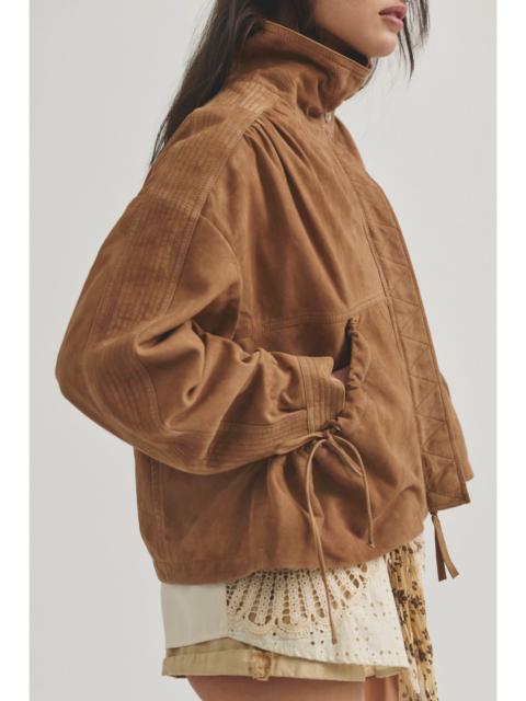 FREE PEOPLE We The Free Rip Tide Suede Jacket