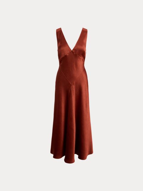 Polo Ralph Lauren Satin Paneled Dress