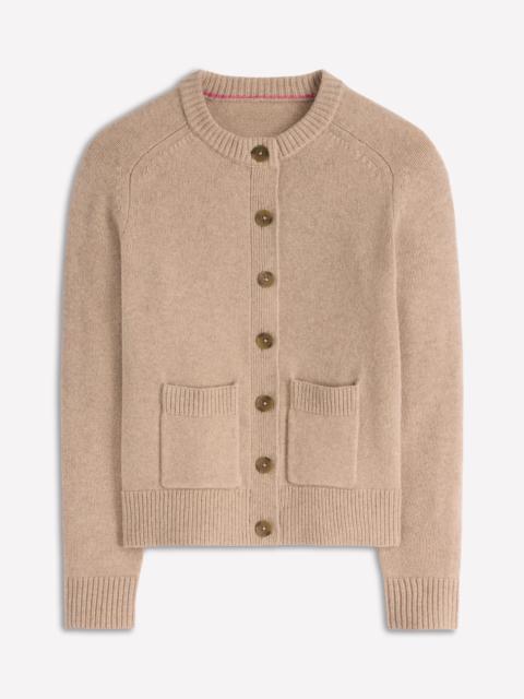 BODEN Marion Merino Cardigan-Linen