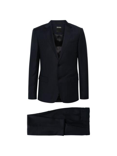 ZEGNA single-breasted wool suit