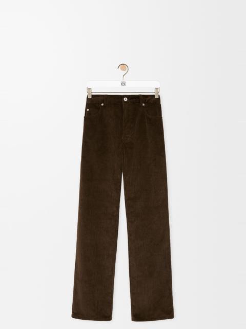 Loewe Trousers in cotton corduroy