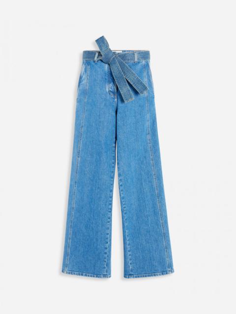 Lanvin LANVIN LOGO EMBROIDERED PANTS