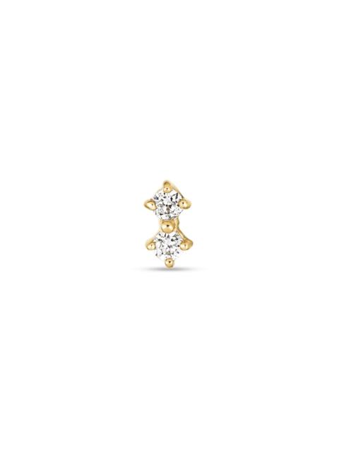 STONE AND STRAND LAB-Created Diamond Buddy Push Pin Flat Back