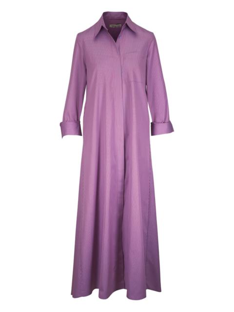 TWP Jenny´s striped shirt maxi dress