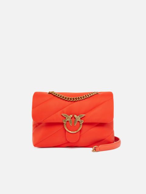 PINKO LOVE BAG CROSSBODY BAG IN QUILTED RECYCLED FABRIC