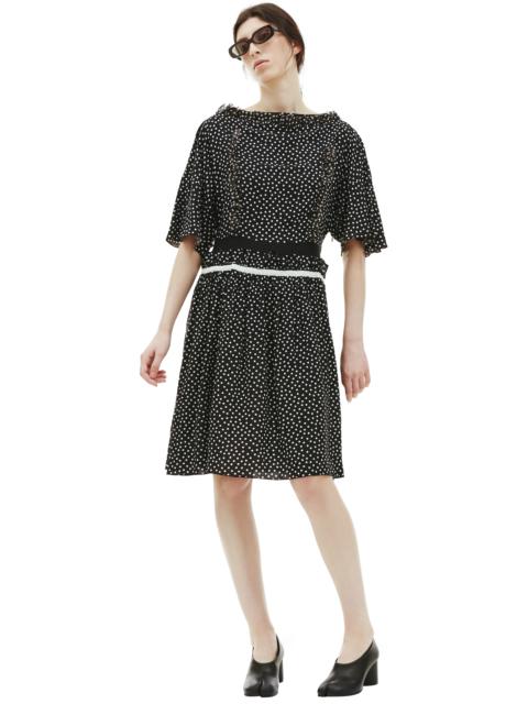UNDERCOVER POLKA DOT DRESS WITH RUFFLES
