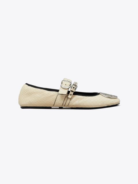 TORY BURCH Reva Punk Travel Ballet