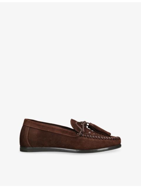 STEVE MADDEN Yaira Tassel Suede Loafers