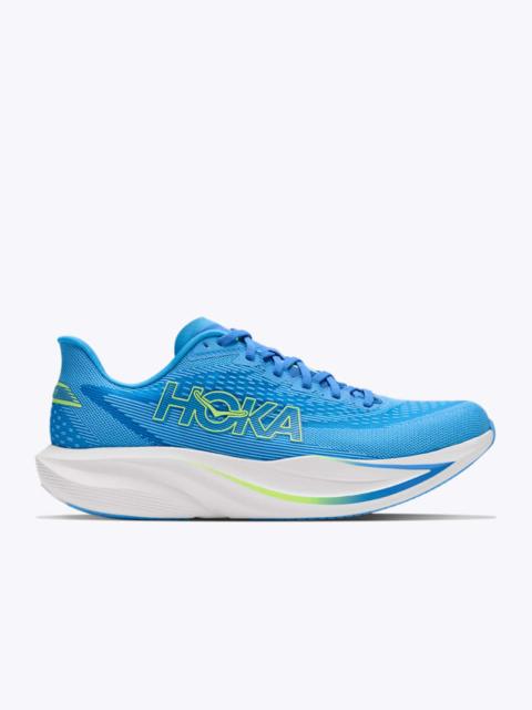 HOKA Men's Mach 7 Road Running Shoes in Virtual Blue/Soft Cobalt