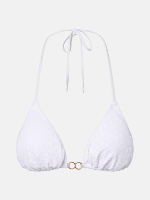 MELISSA ODABASH Costa triangle bikini top
