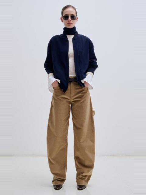 DARKPARK Audrey New Cotton-Blend Barrel-Leg Pants tan