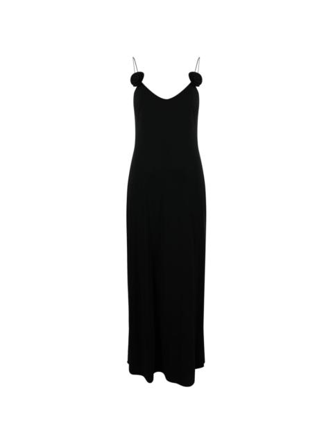 MAGDA BUTRYM floral-appliquÃ© maxi dress