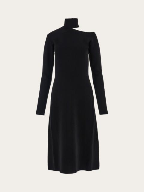 FERRAGAMO Midi dress with cut out