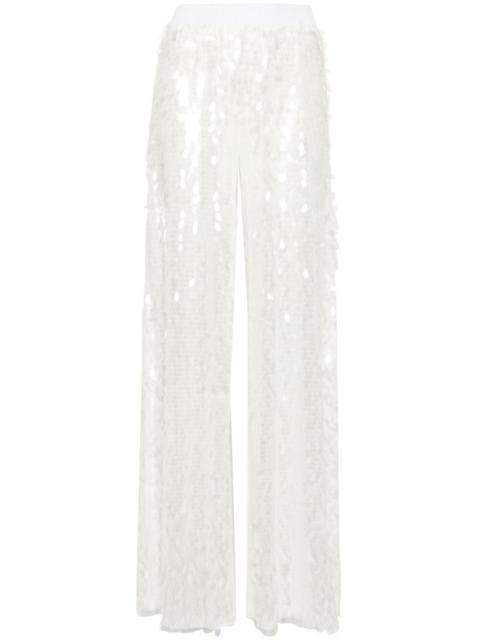 NORMA KAMALI high-waist flared trousers