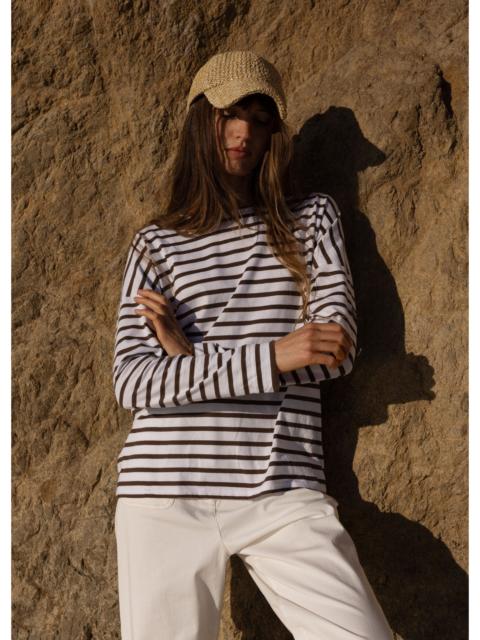 SAINT JAMES MINQUIERS DROP II Drop-Shoulder Breton Shirt
