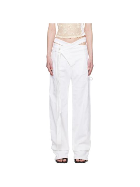 OTTOLINGER White Cutout Jeans